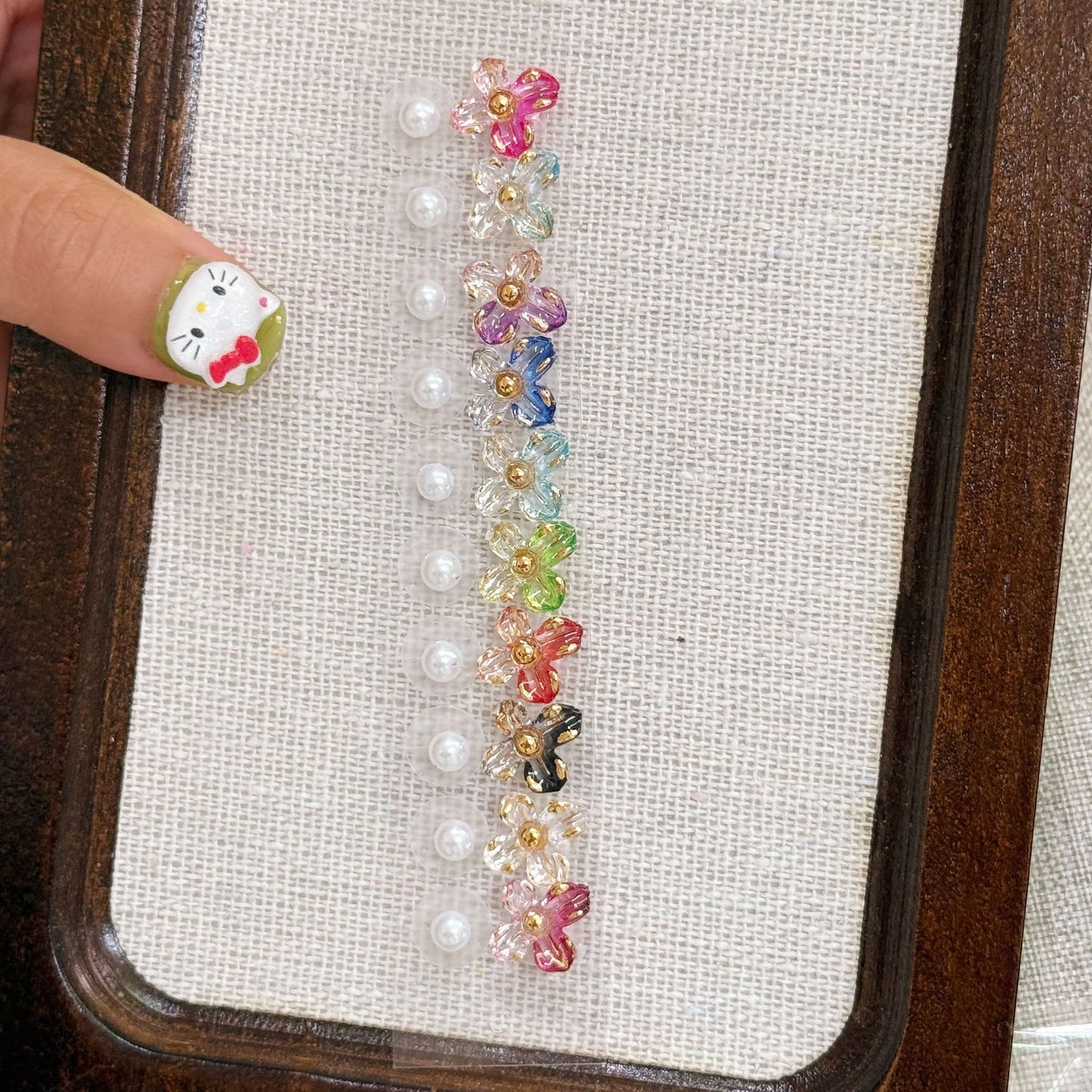 Fashion Auricular Point Sticker Crystal Ear Patch Bead Massage Stress Earrings