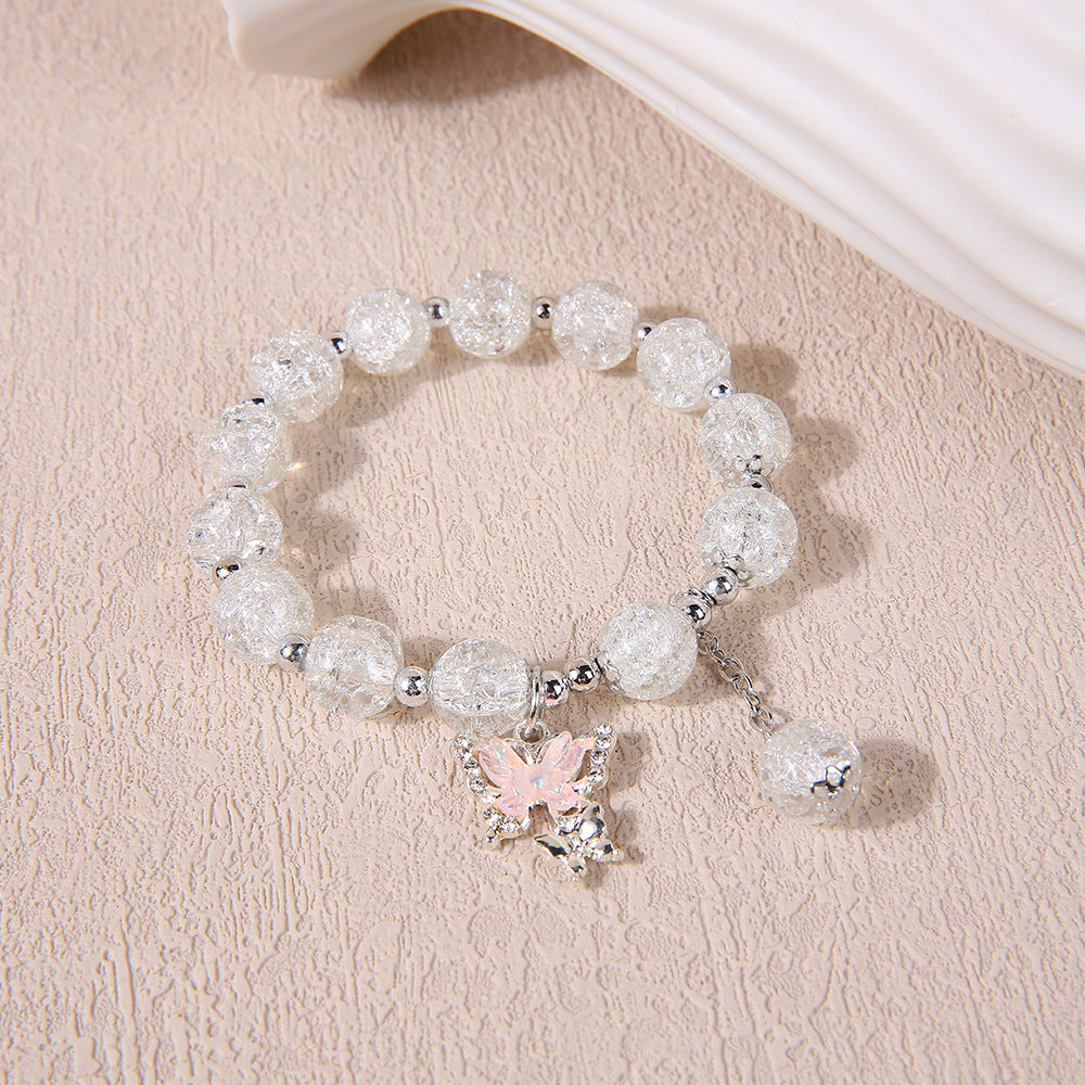 Beaded Design Hot Flower Crystal Trendy Bracelets
