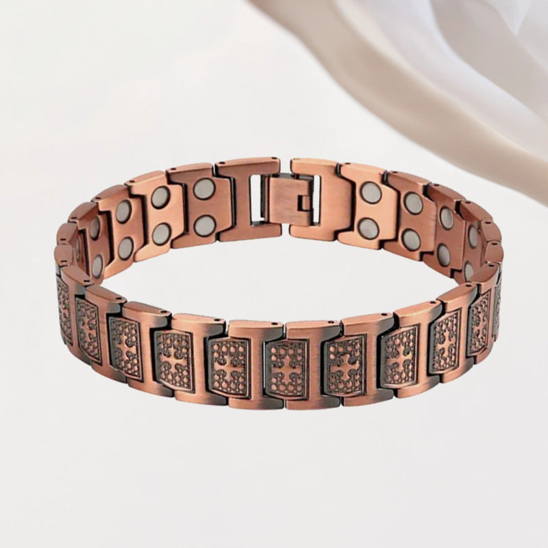 Red Copper Couple Magnet Detachable Magnetic Therapy Fashion High Bracelets