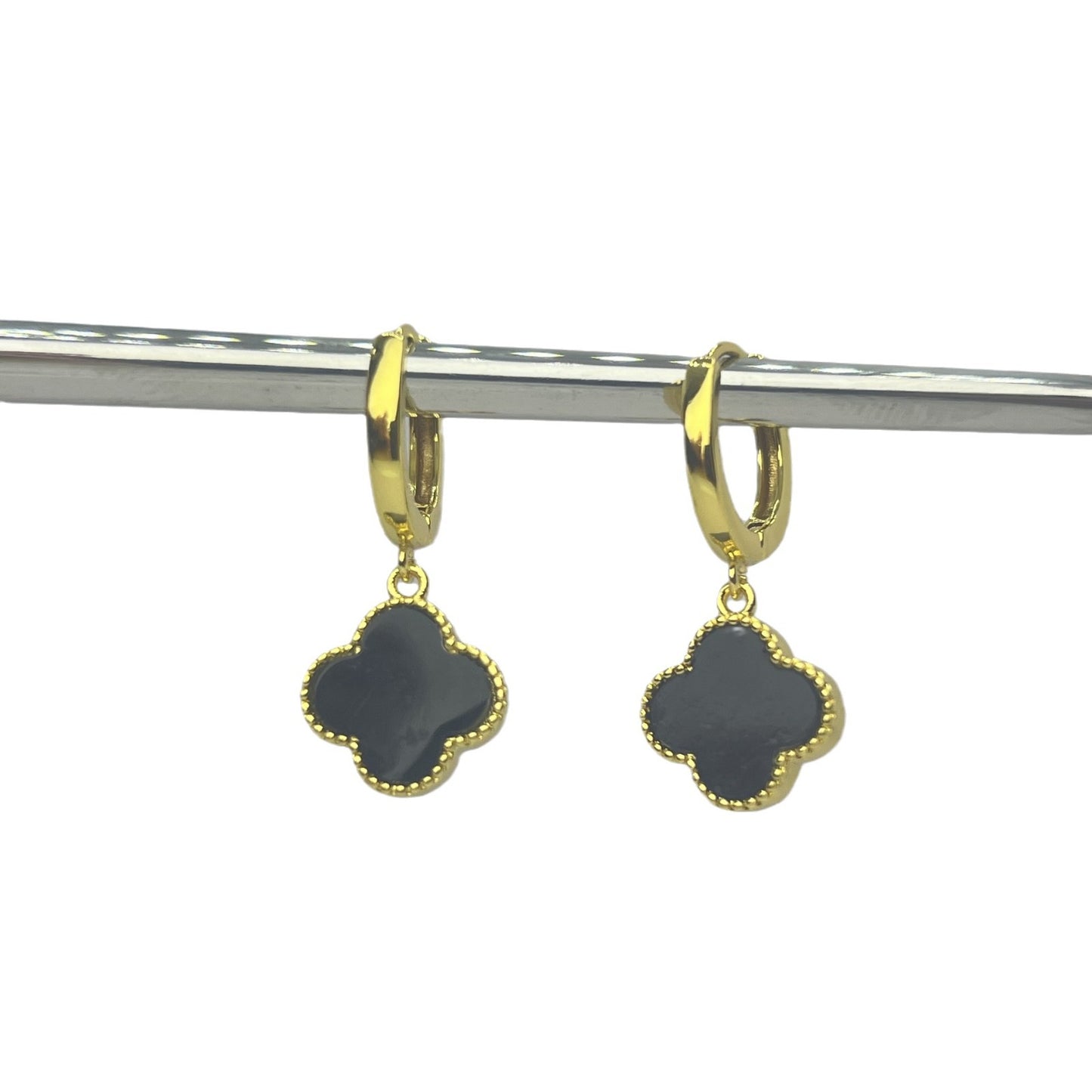 Korean Version Of Style Clover Ear Clip Female Stud Earrings