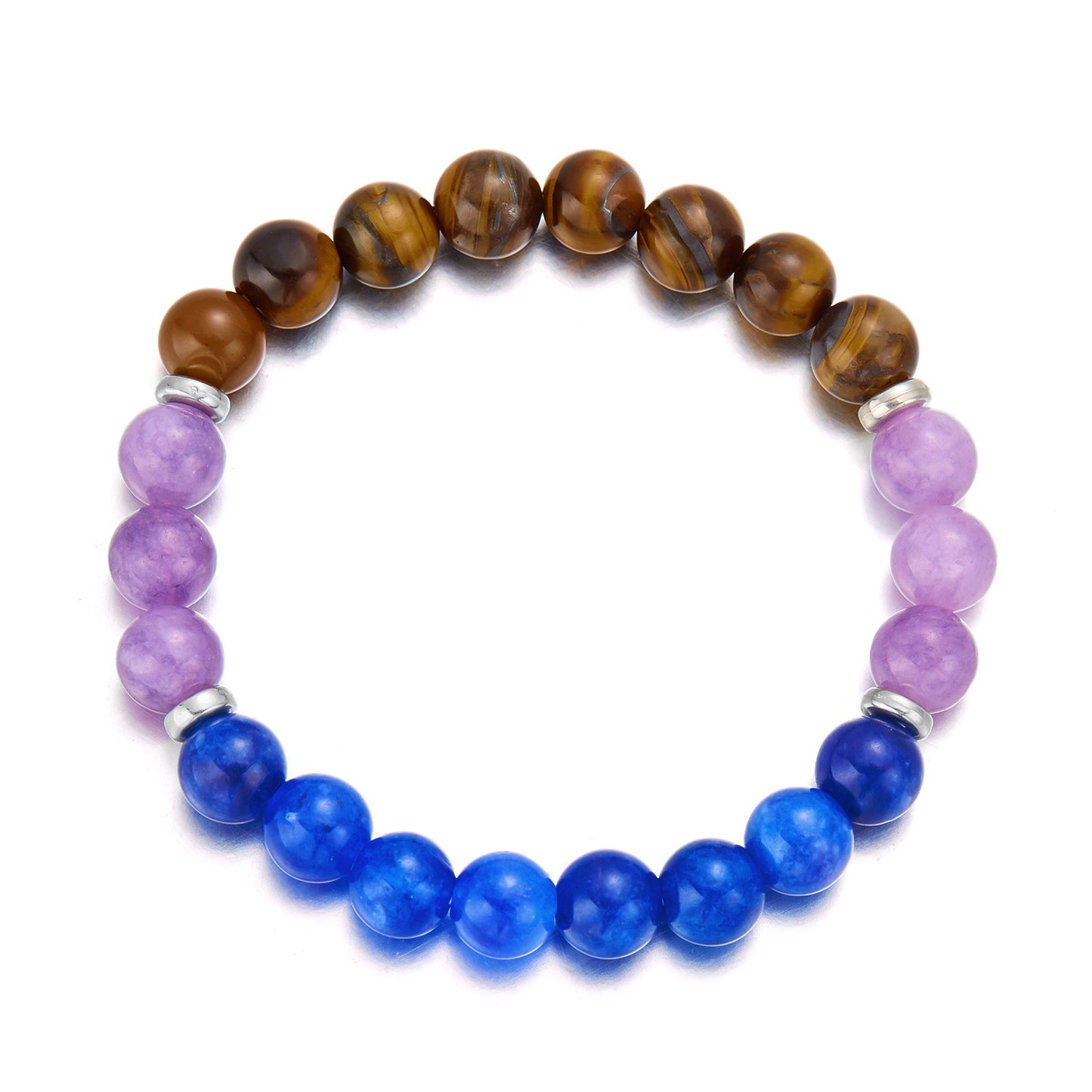 Ornament Natural Stone Geometric Beaded Gradient Bracelets