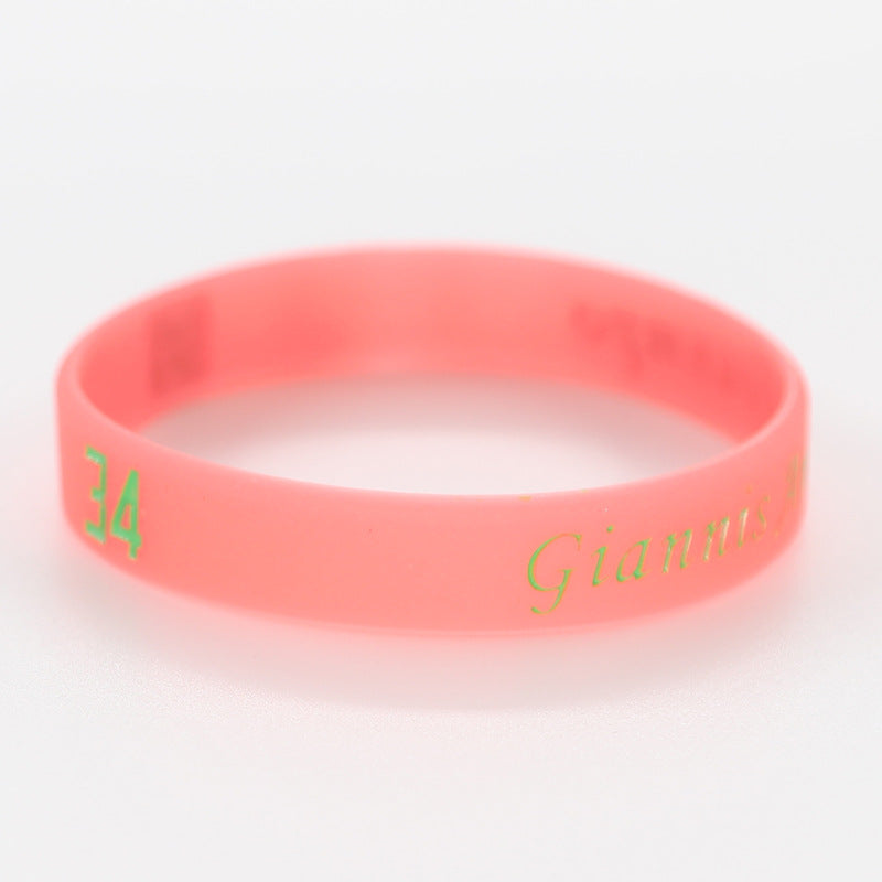 Star Black Mamba James Curry Letter Bracelet