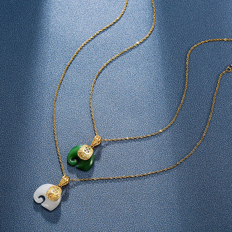 Female Auspicious Fortune Meaning Minority Fashion Design Necklaces