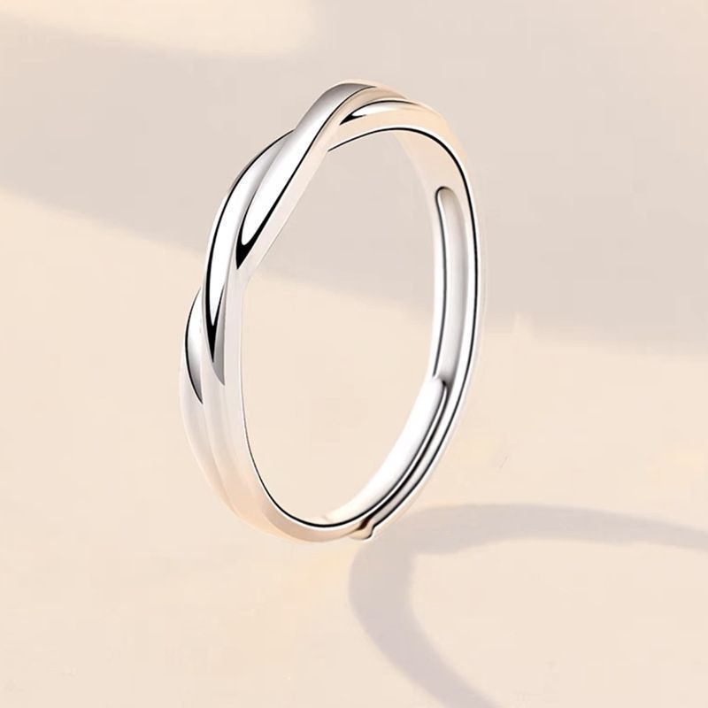 Mobius Endless Love Couple Pair Niche Design Female Simple Ring