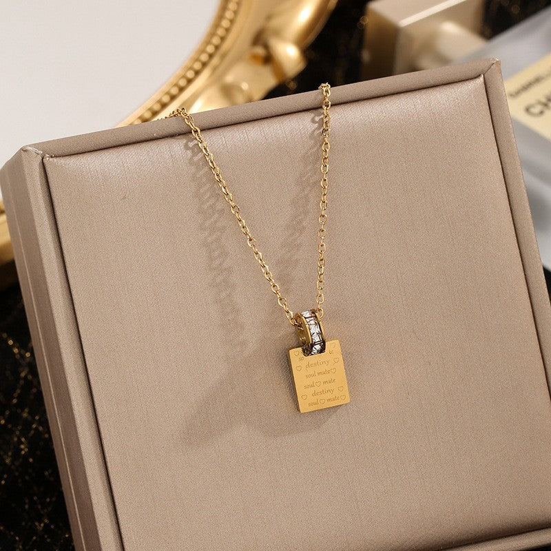 Women's Does Not Fade Temperament Entry Lux Necklaces