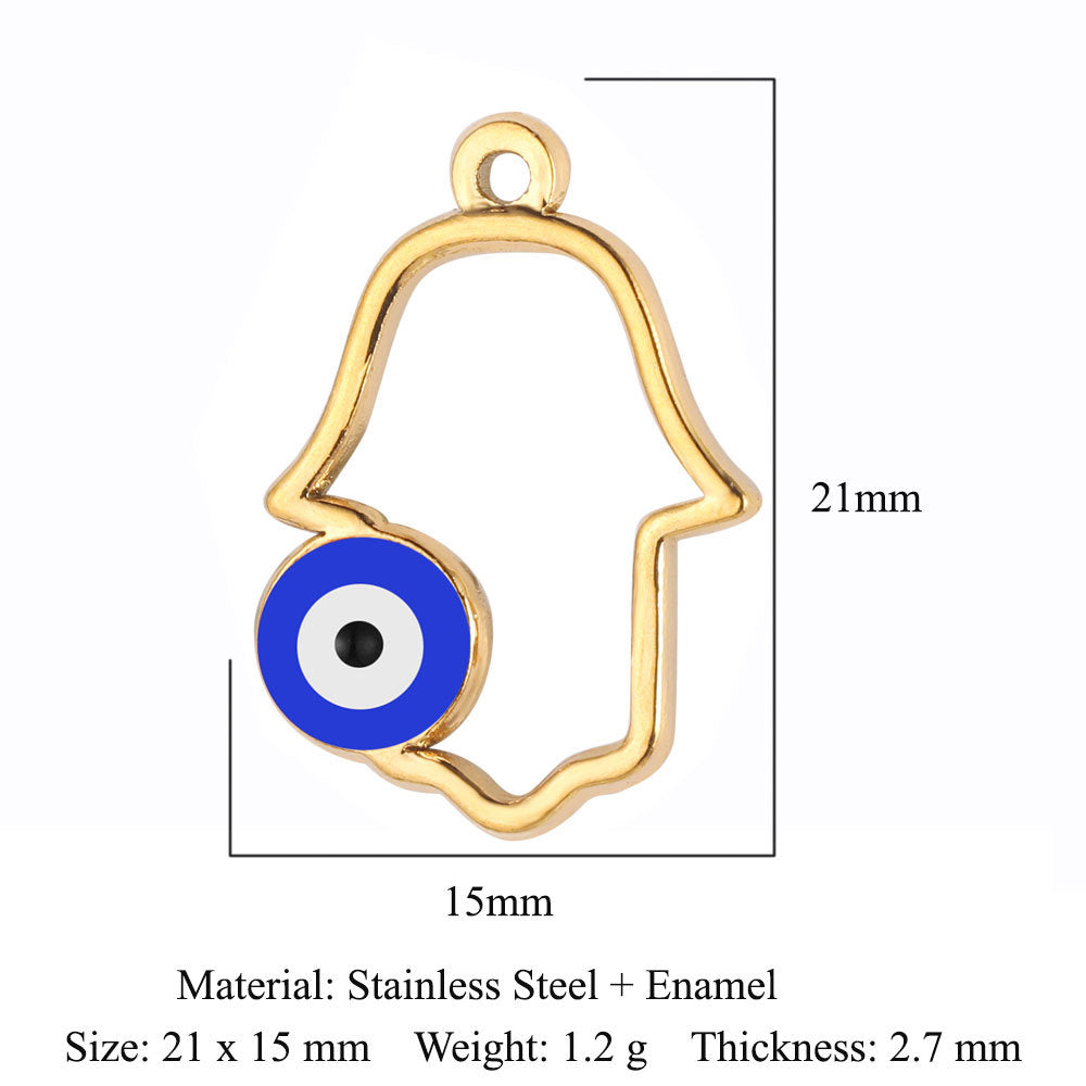 Eyes Stainless Steel Eye Of God Ornament Pendants