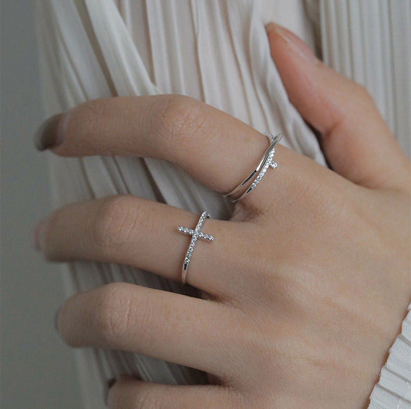 Female Wild Affordable Luxury Fashion Diamond Full Rings