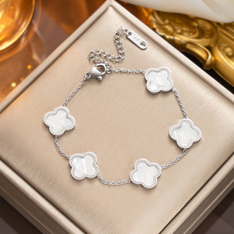 Diamond Rose Gold Fashion Charm Pork Bracelet