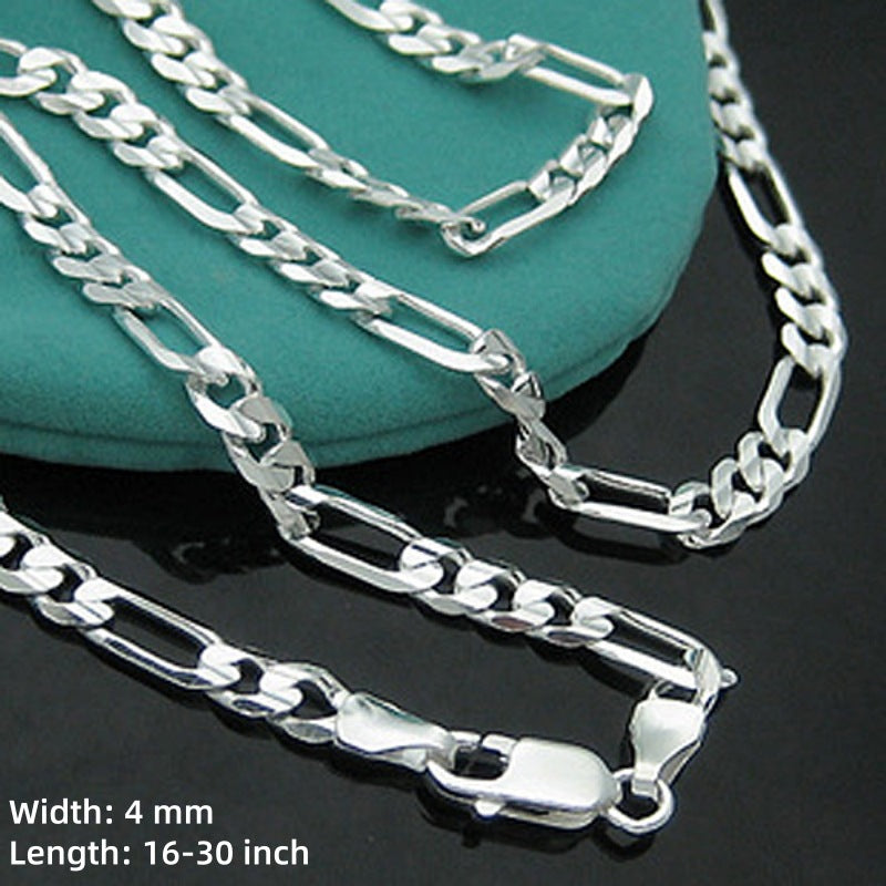 Women's & Men's Drainage Figaro Chain Hip Hop Necklace