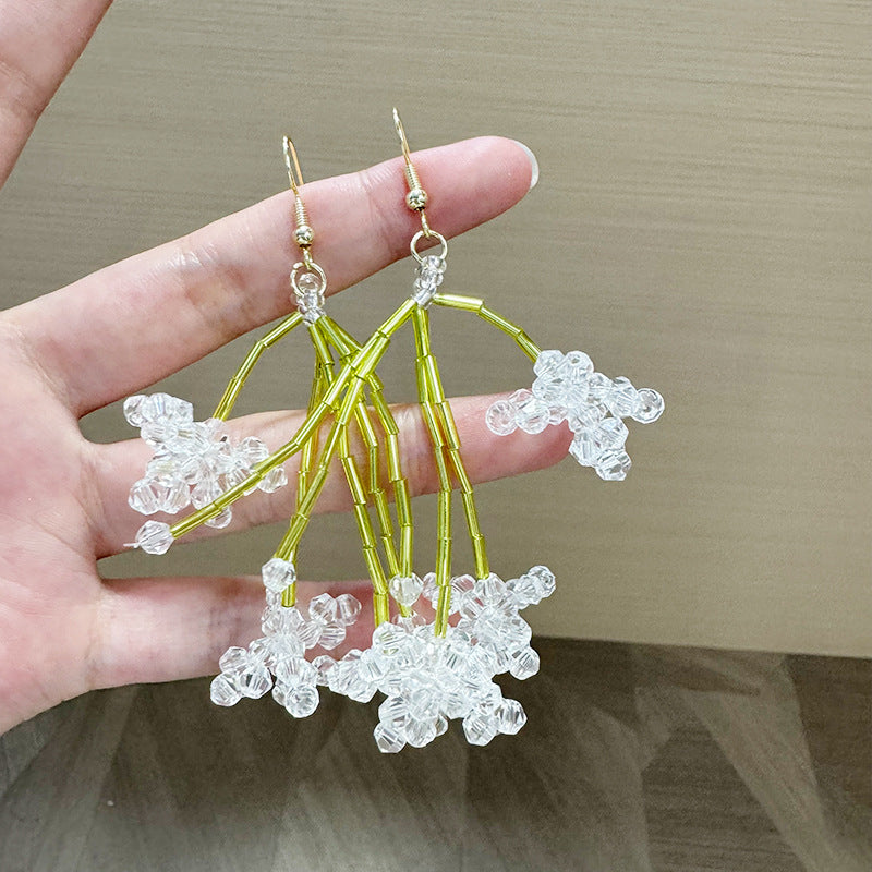 Super Fairy Mori Style Atmosphere Simple Earrings