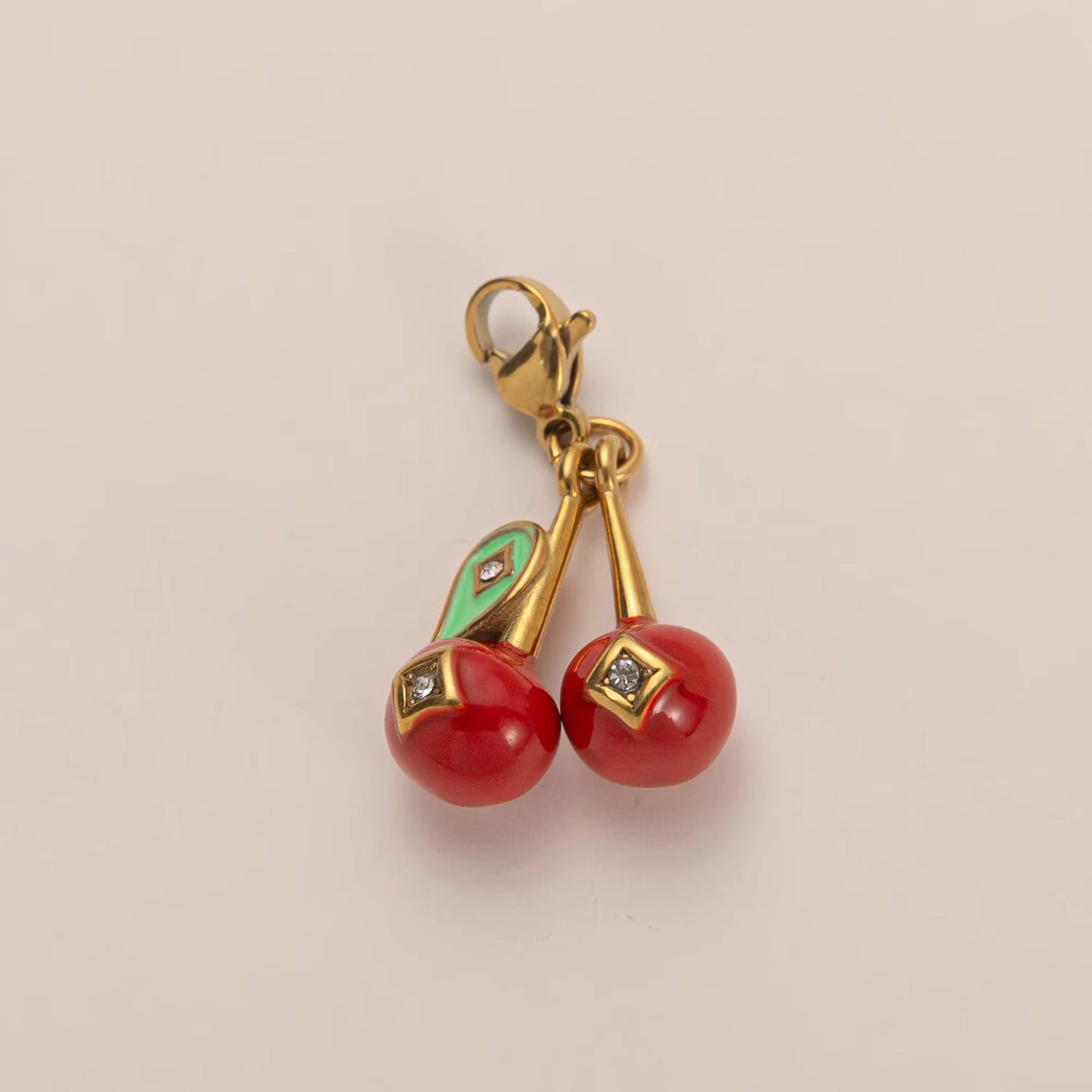Mushroom Parts Vacuum Plating Gold Color Pendants