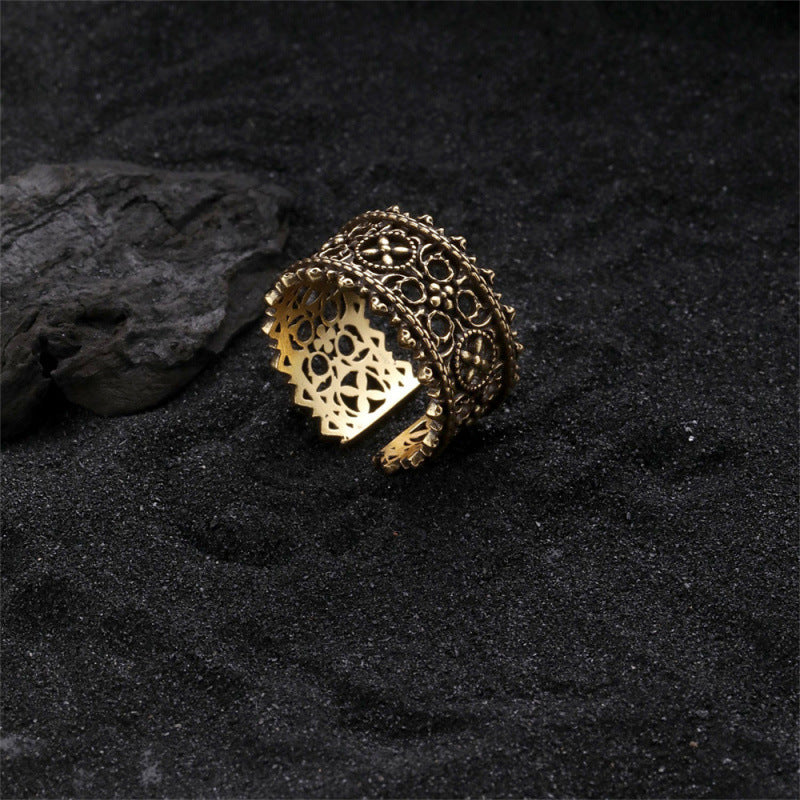 Women's Sier Simple Light Luxury High-grade Index Finger Open Rings