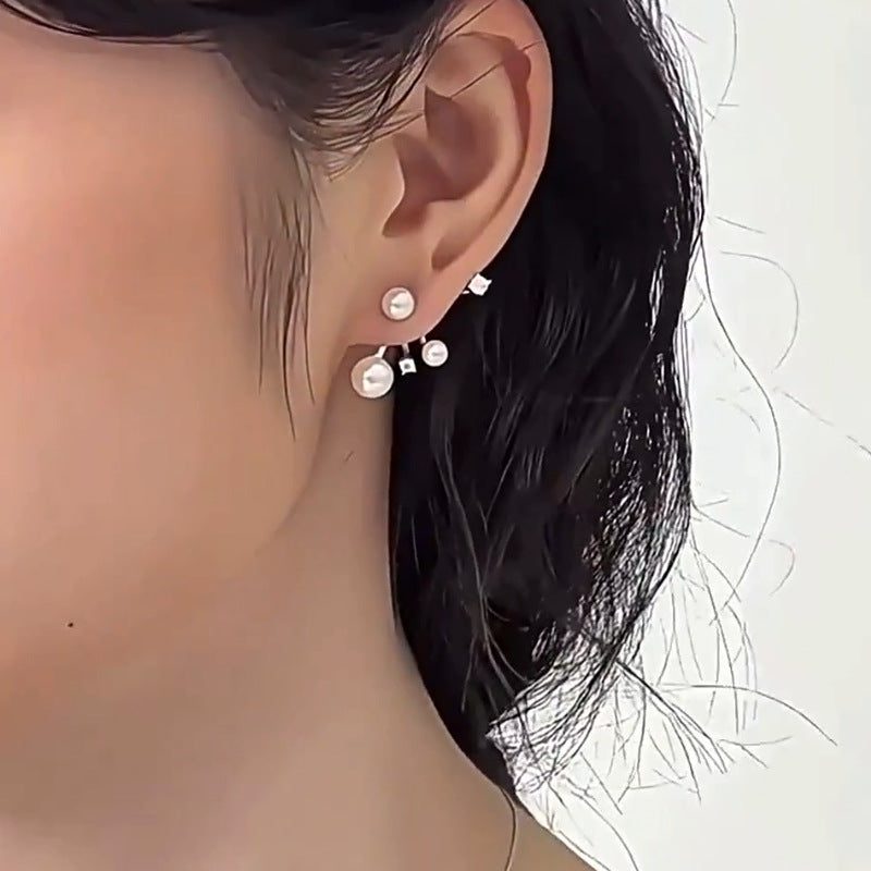 Women's Imitation Pearl High-grade Light Luxury Minority Unique Exquisite Refined Grace Earrings