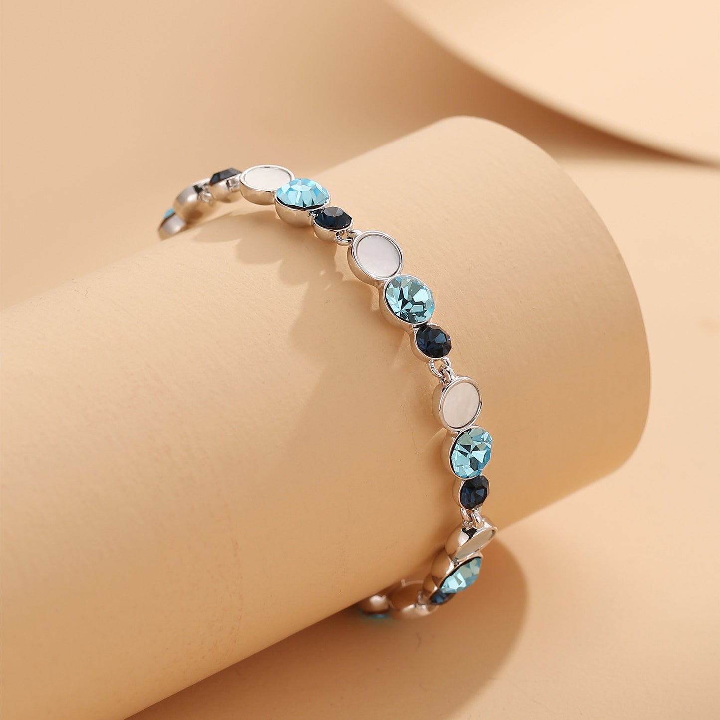 Women's Zircon Pulling Rope Round Crystal Affordable Luxury Bracelets