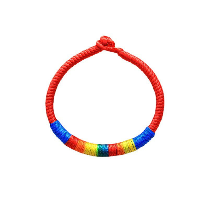 Women's & Men's Spot Hand-woven Dragon Boat Festival Colorful Bracelet