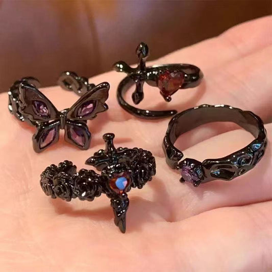 Durable Attractive Versatile Forbidden Romance Niche Ring