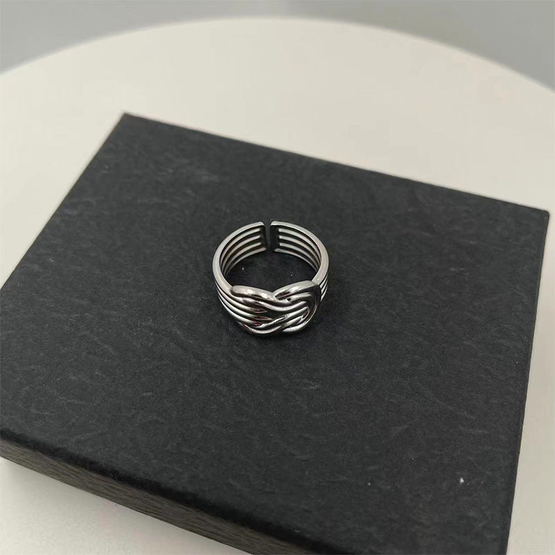Stainless Steel Personality Advanced Opening Adjustable Rings