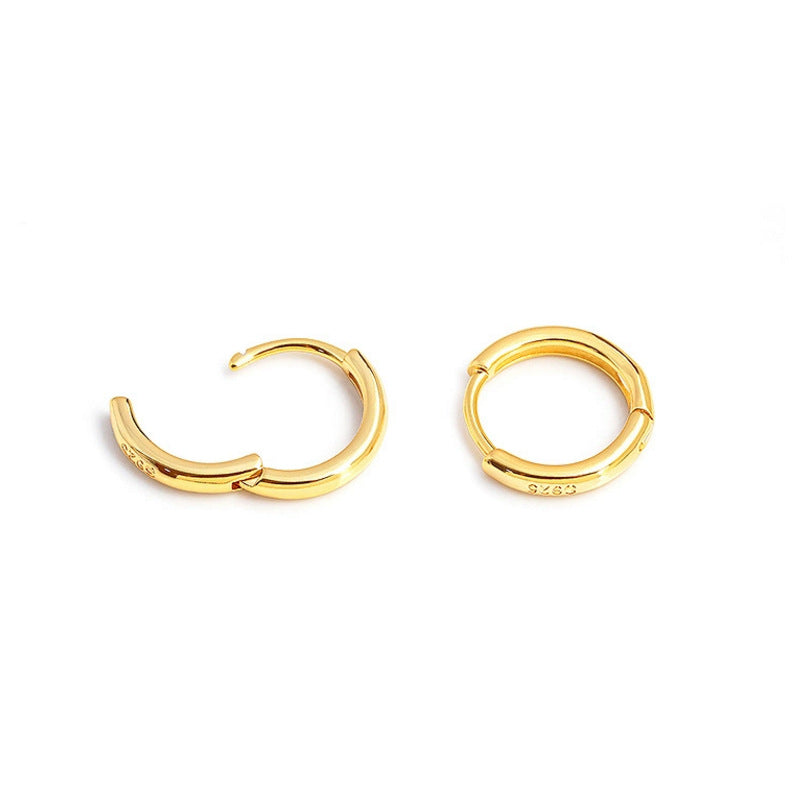 Women's Sterling Sier Needle Mini Bone Design High Rings