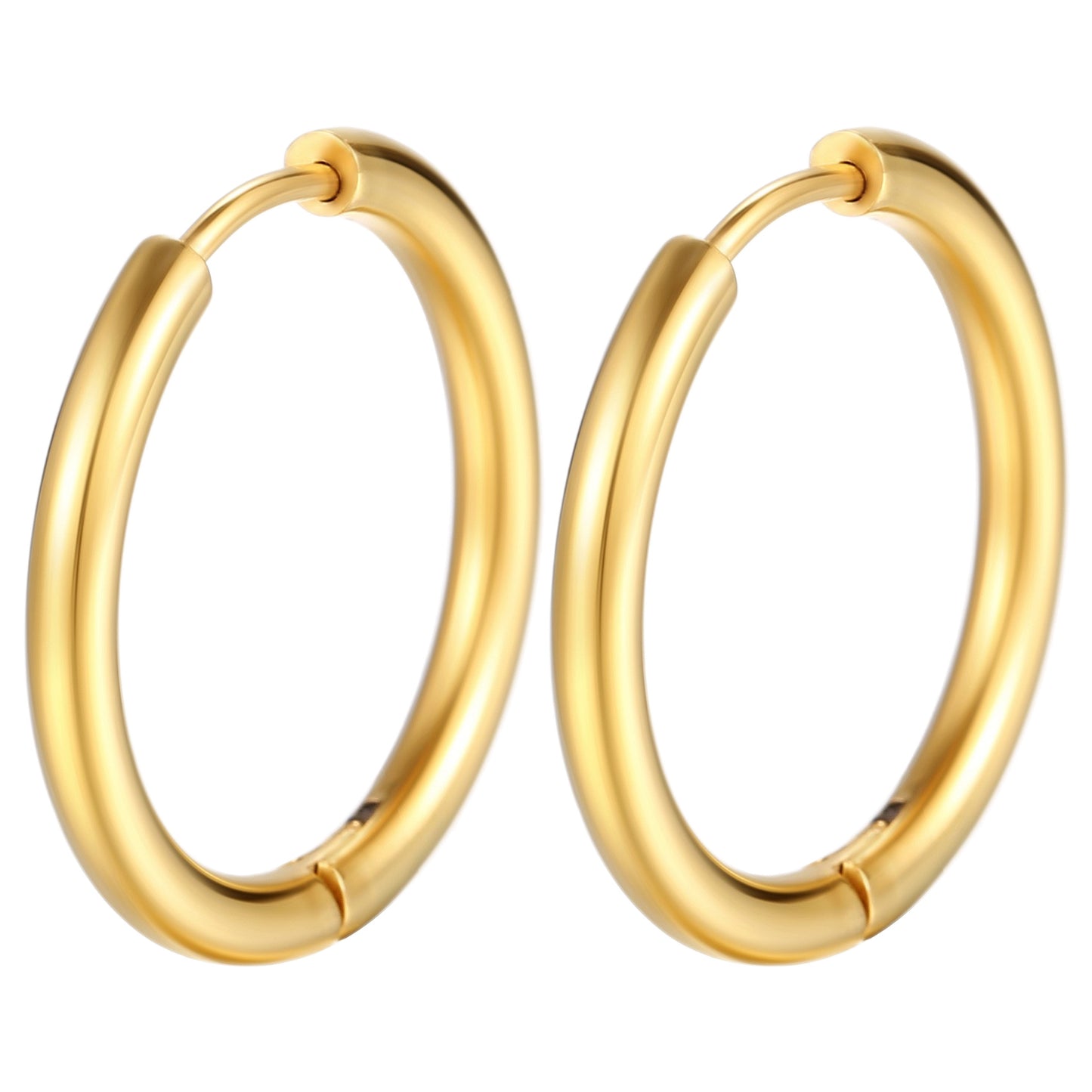 Women's Simple Titanium Steel Clip Affordable Luxury Fashion Round High-grade Rings