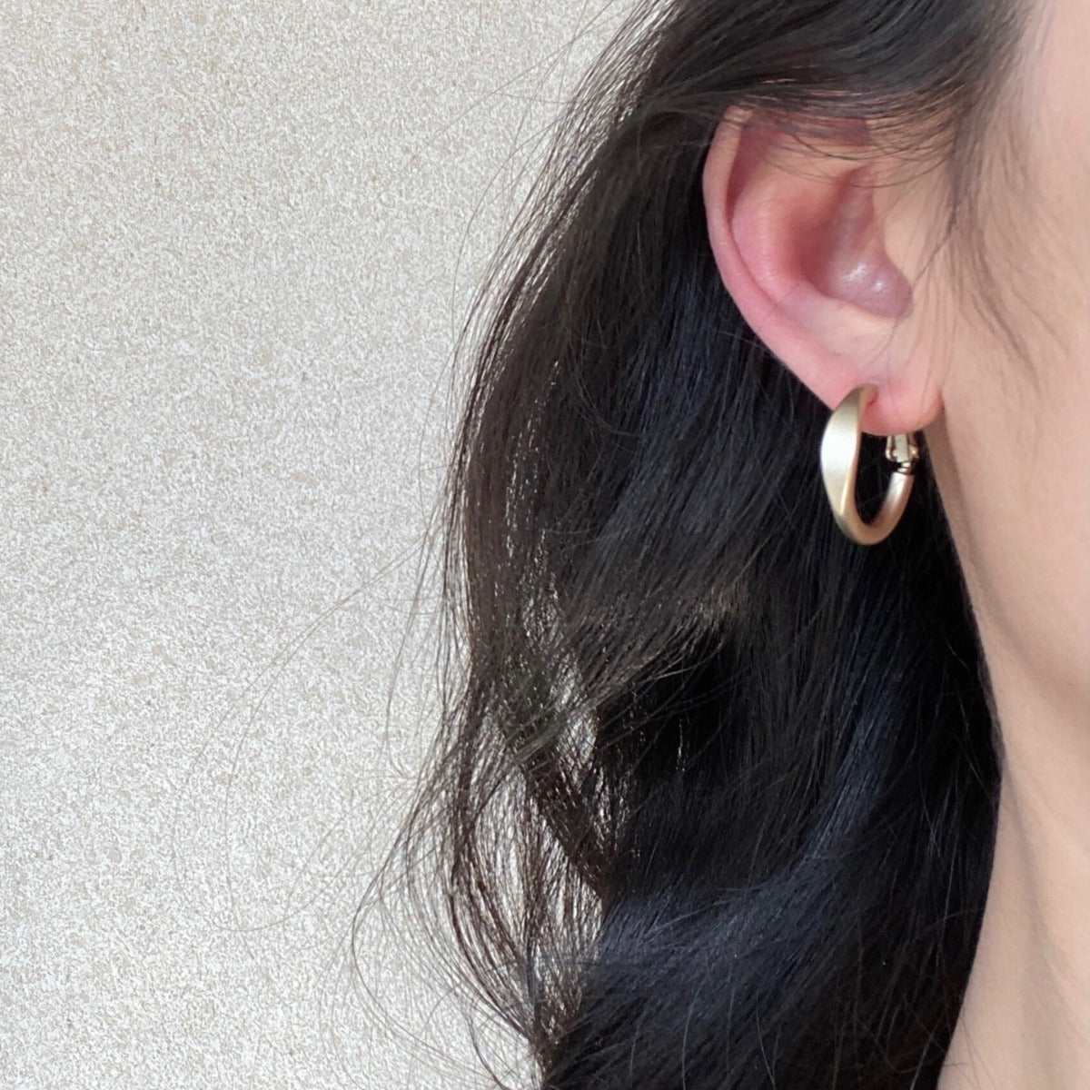 Minority Fashion Frosted Coffee Gold High-grade Earrings