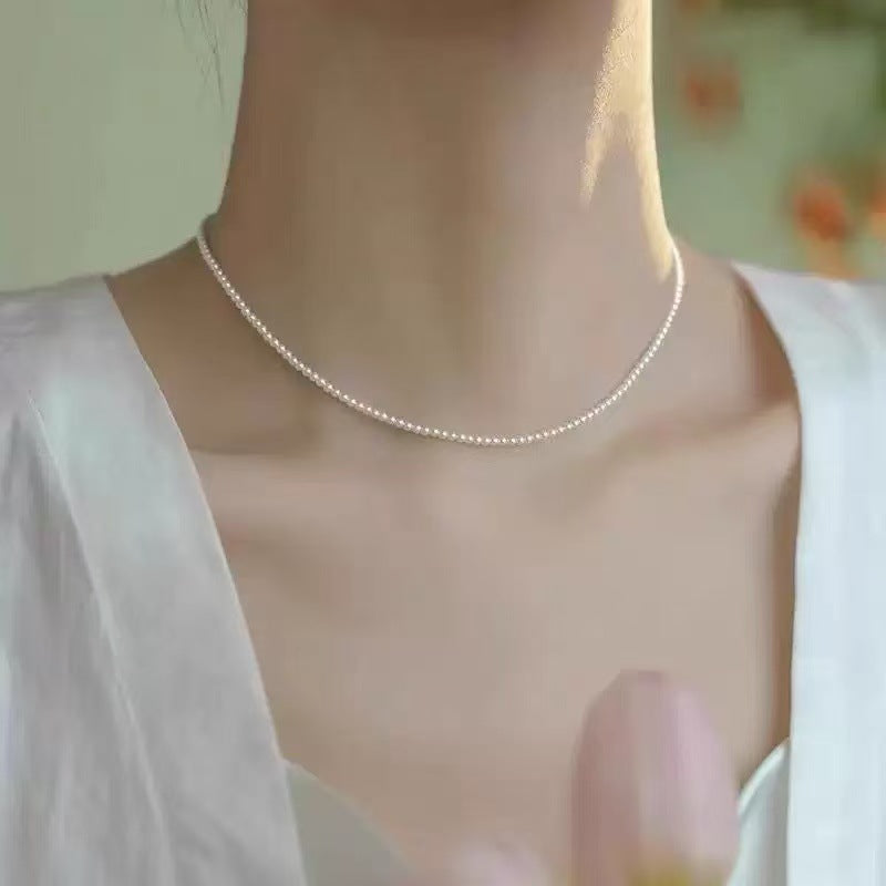 Beads Pearl Light Luxury Minority High Necklace