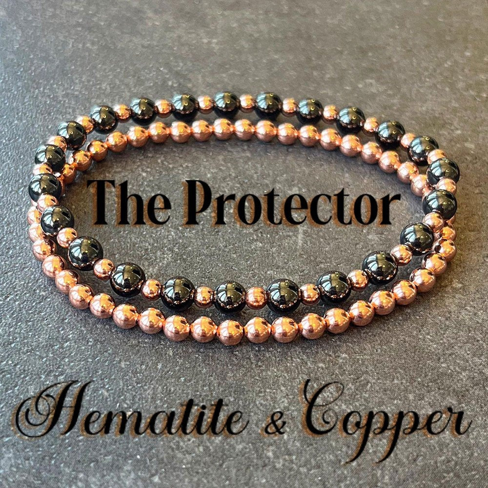 Xi Tigereye Haematite Beaded Three Colors Bracelets