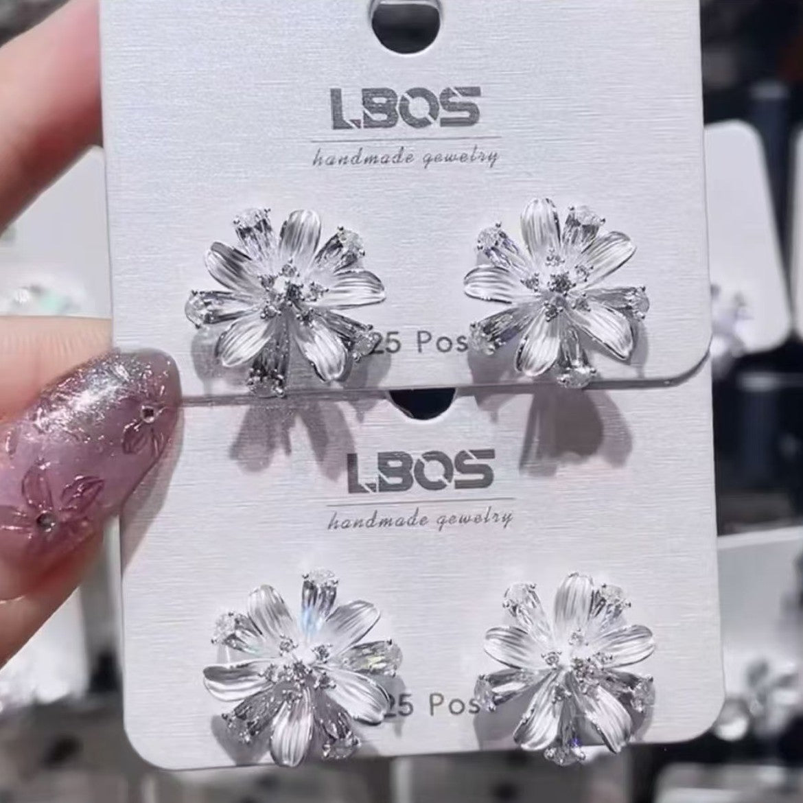 Women's Diamond Flower For Mori High-grade Simple Light Rings