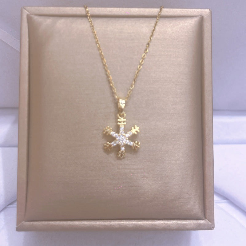 Women's Titanium Steel For Light Luxury Minority Design Necklace
