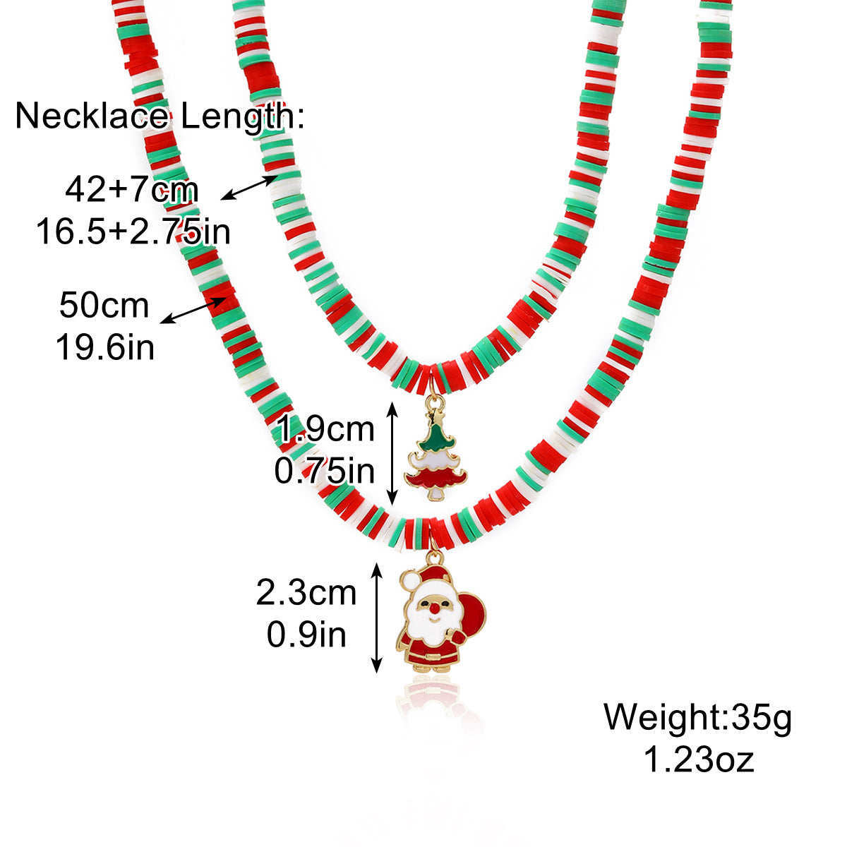 Versatile Durable Elegant Ornament Christmas Holiday Necklaces