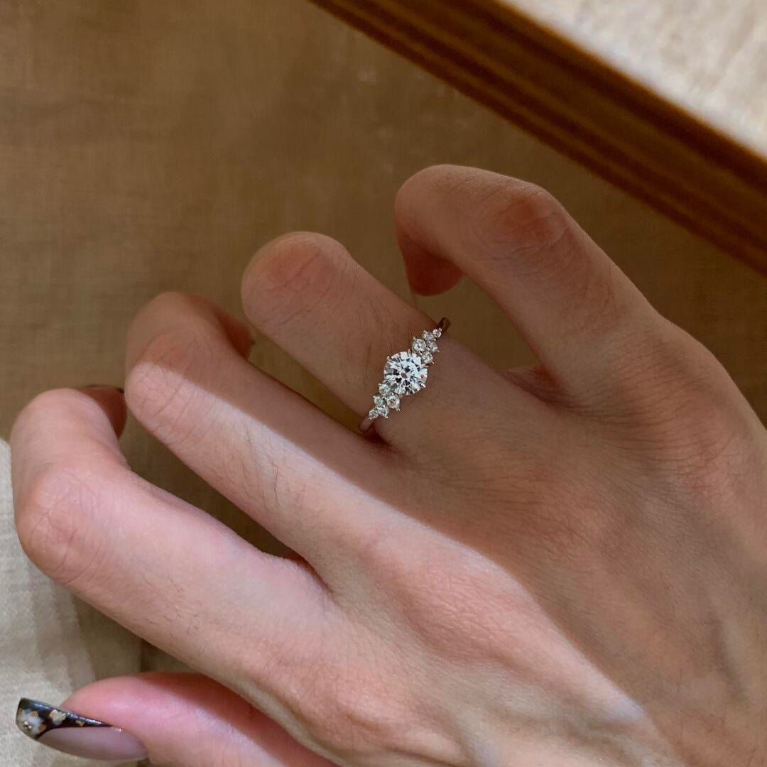 Women's Berlin Love Letter Design Commuter Open Ring