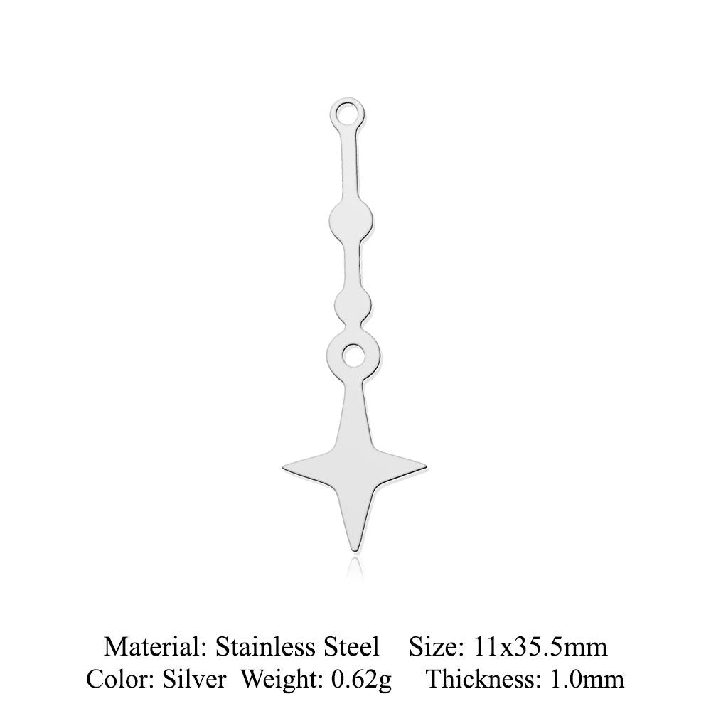 Titanium Steel Planet Ornament Accessories Geometric Pendants