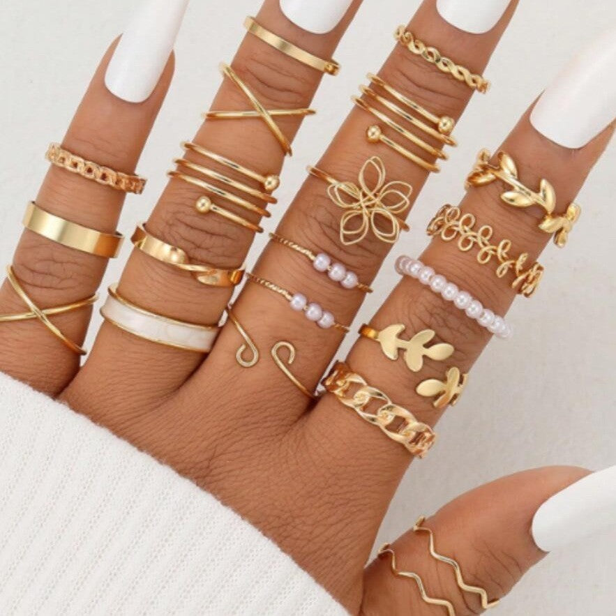 Women's Butterfly Loving Heart With Opening Fashion Rings