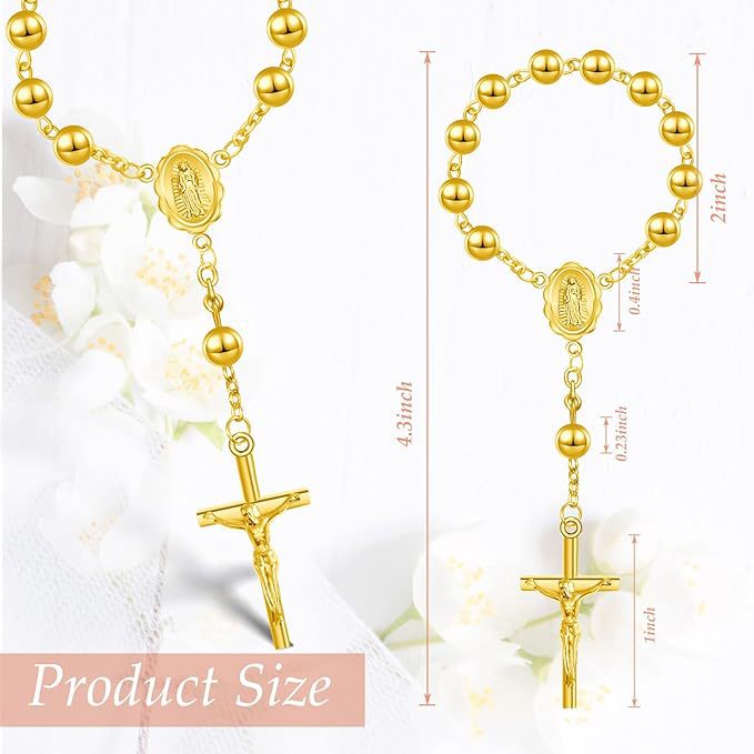 Mini Beads Baptism Finger Gift First Communion Bracelet