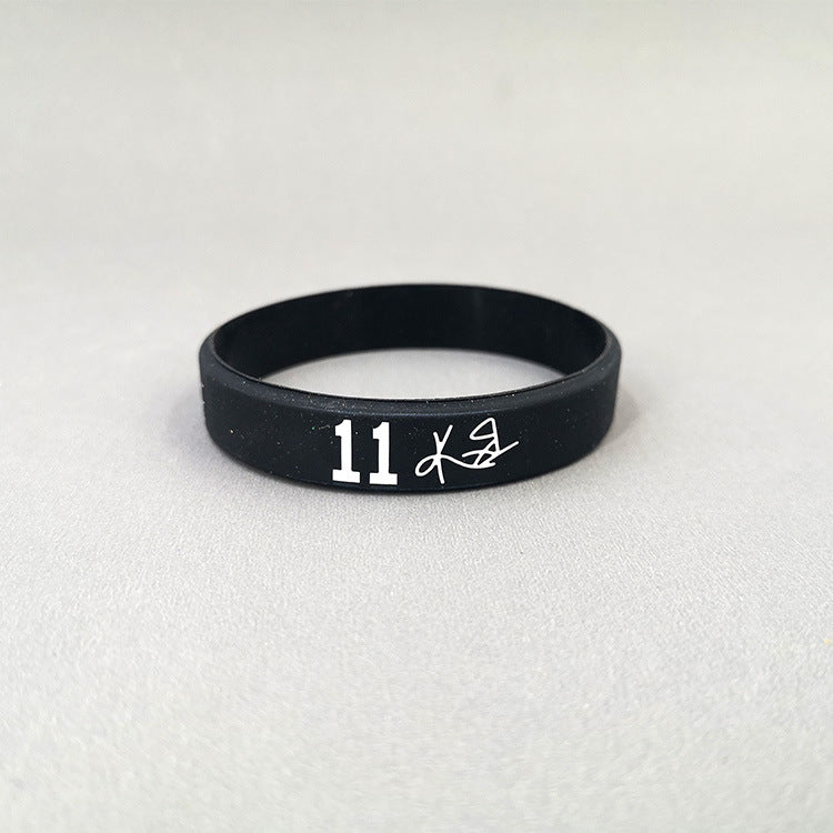 Basketball Kobe James Curry Sports Wristband Custom Luminous Bracelets