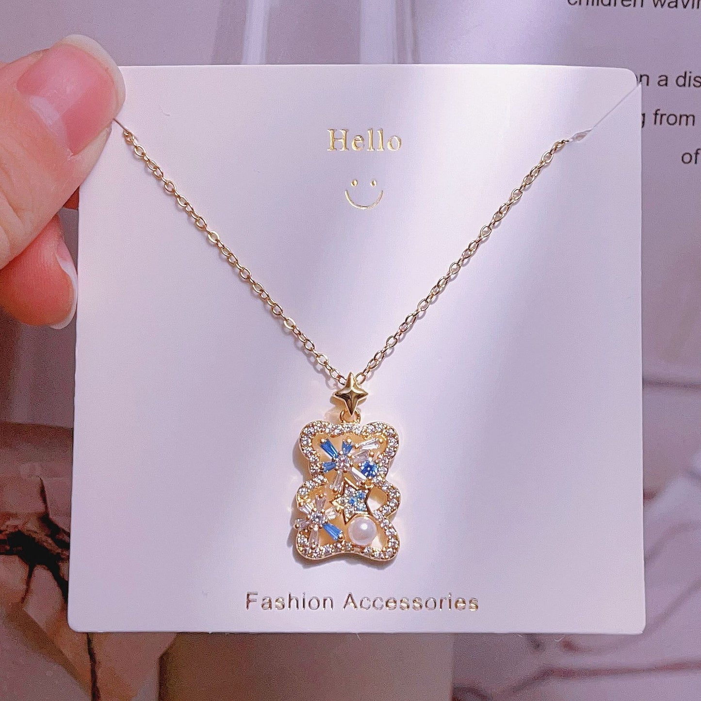 Women's Fashion Simple Love Design Light Luxury Necklace