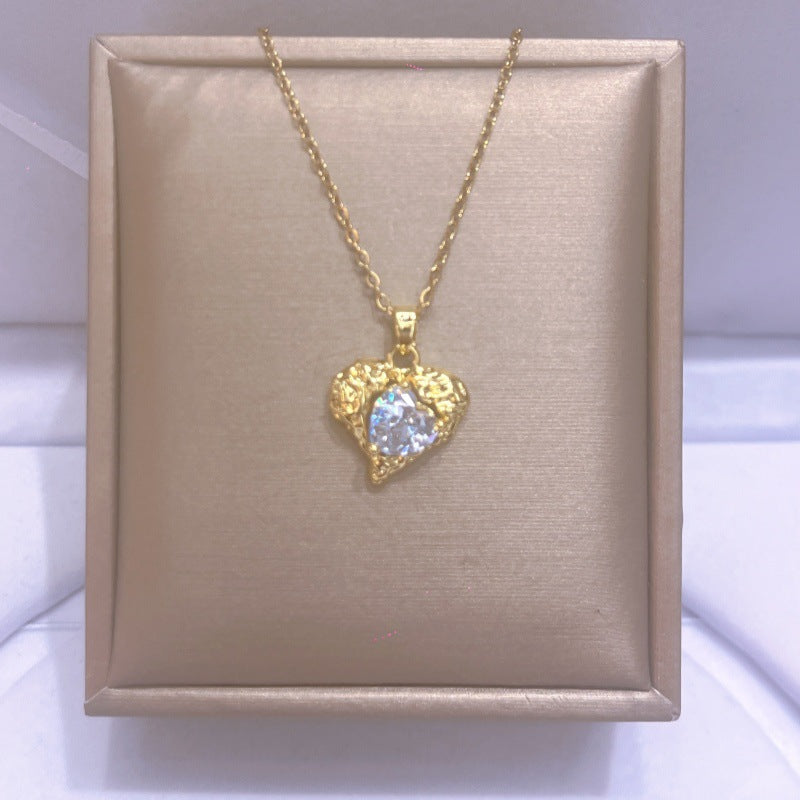 Women's Titanium Steel For Light Luxury Minority Design Necklace