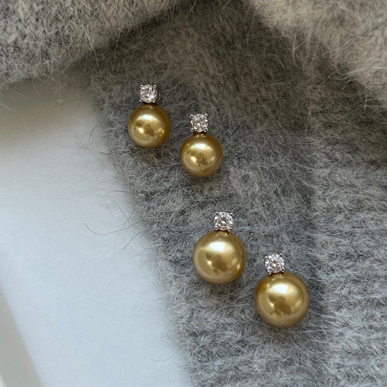 Perfect Circle Strong Light Pearl Really Many Earrings