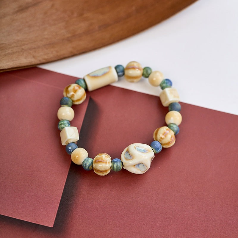 Women's Ceramic Summer High-grade Chinese Style National Bracelets