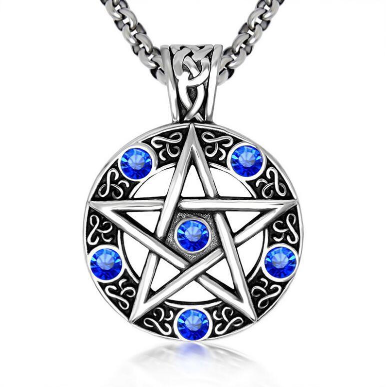 Men's Retro Creative Design Snake-shaped Stainless Steel Personalized Pendants