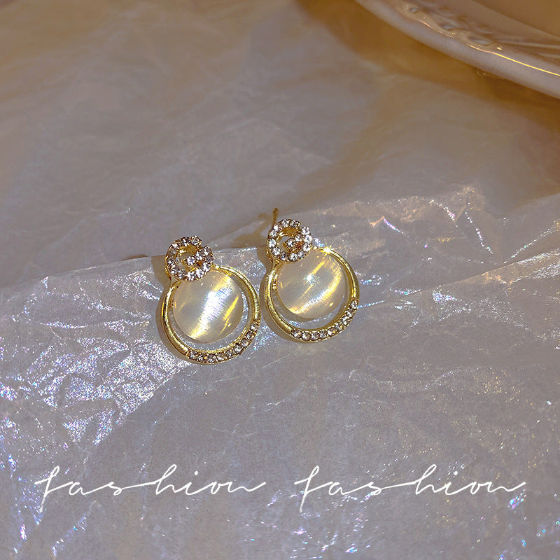 French Pearl High Sense Elegant Simple Earrings