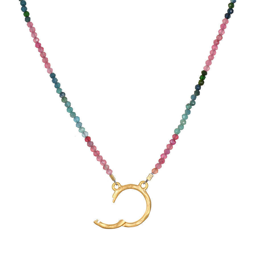 Stainless Steel Jeweled Furnace Vacuum Electroplating Necklaces