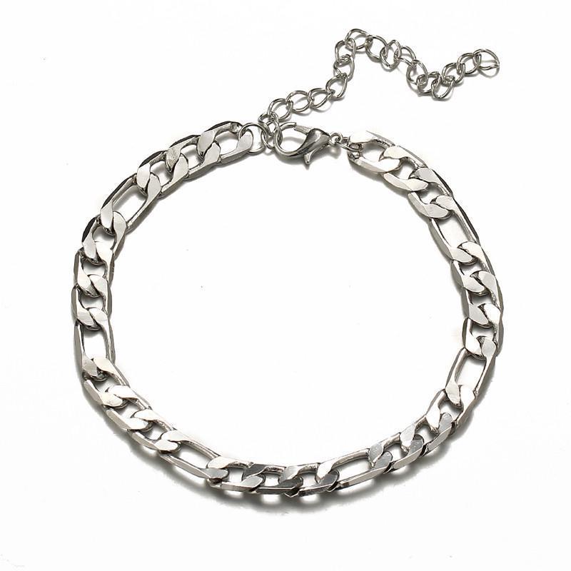 Women's & Men's Retro Fashion Figaro Chain Hand Bracelet