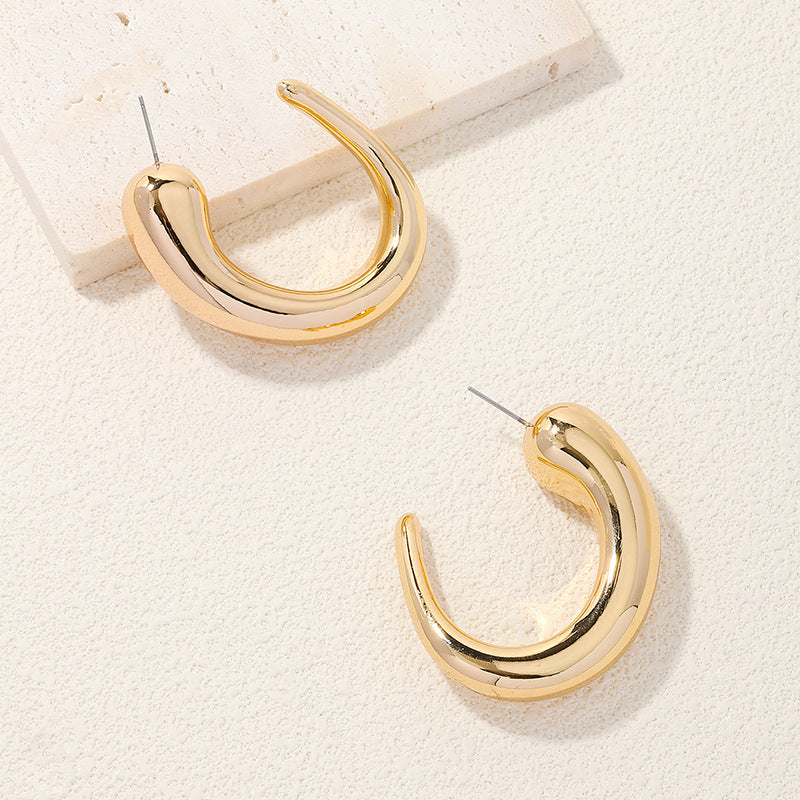 Women's Retro High Sense Ear Fashion Simple Earrings