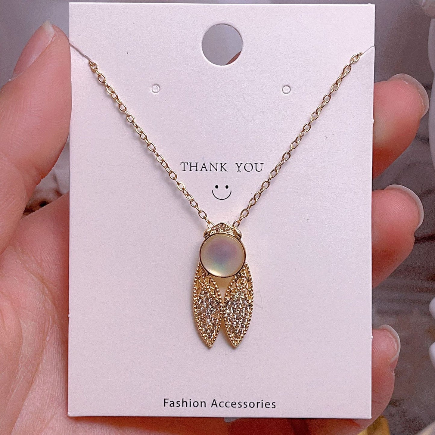 Women's Fashion Simple Love Design Light Luxury Necklace