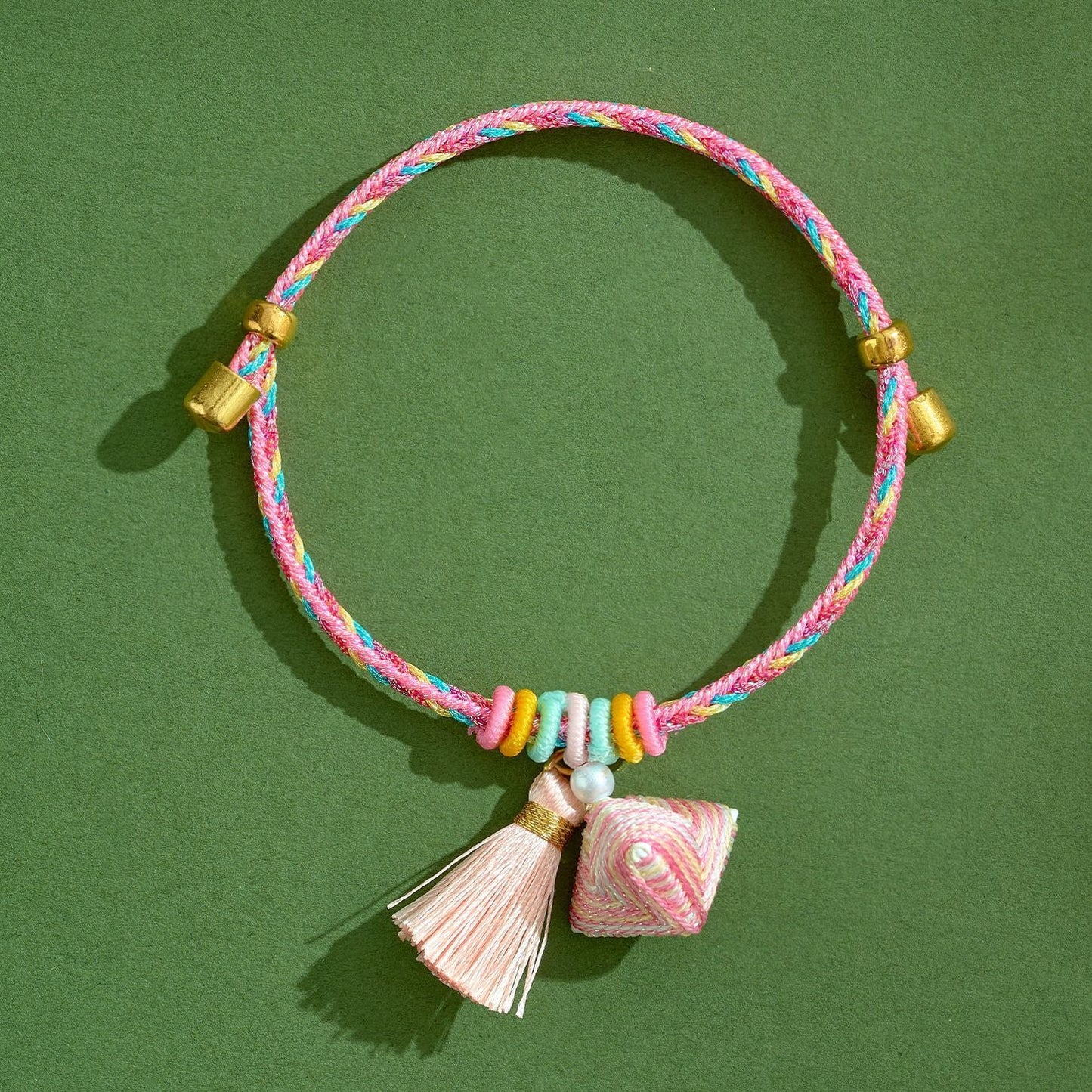 Dragon Boat Festival Colorful Rope Small Red Hand-woven Tiger Head Bracelet
