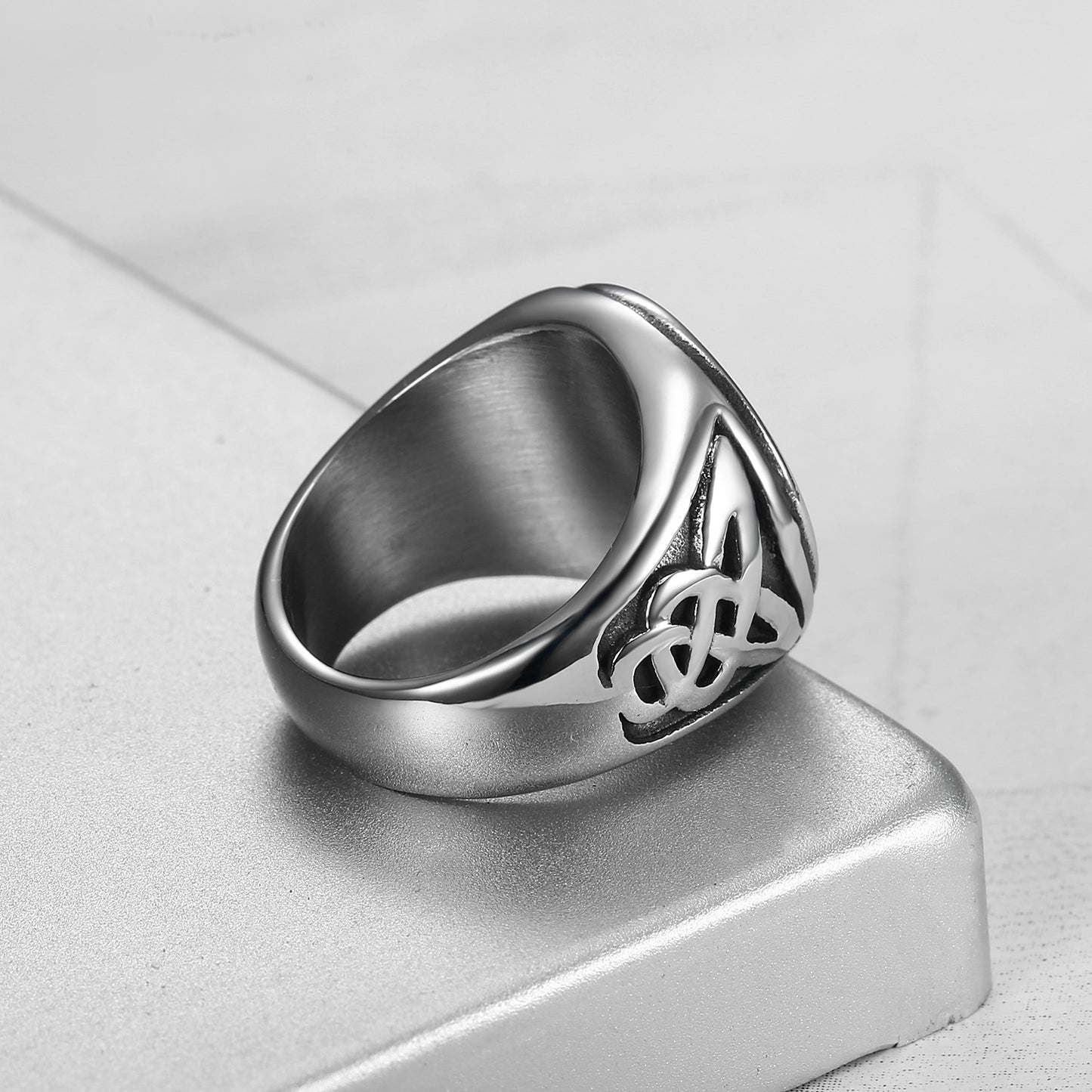 Tree Of Life Titanium Steel Material Rings