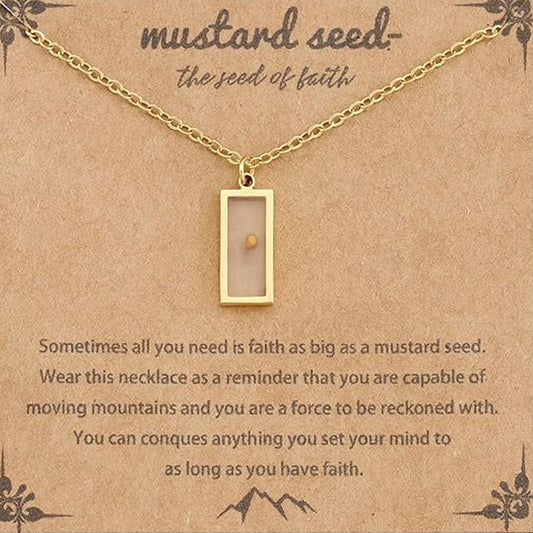 Women's & Men's Cabbage Seed Oval Stainless Steel Couple Necklaces