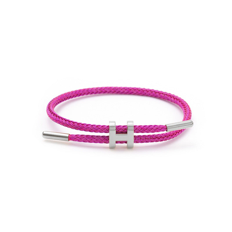 Wire Rope Adjustable Hard Pure Gold Accessory Bracelets