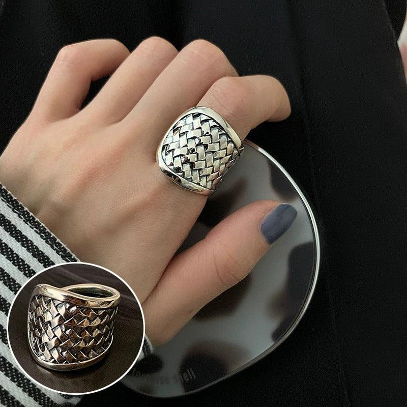 Women's Style Temperament Water Drop Retro Stylish Rings