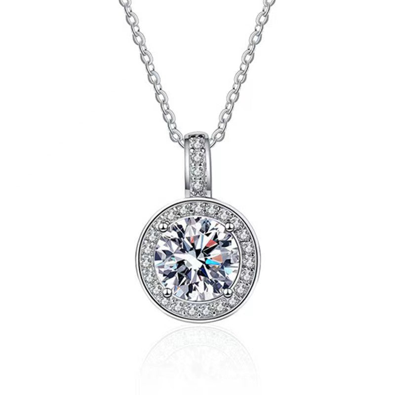 Imitation Imported Diamond Plated Eight Hearts Pendants